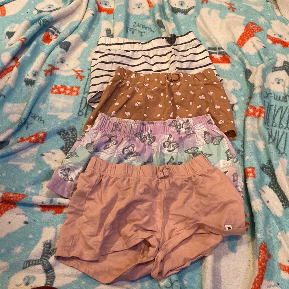 4pc shorts size 8